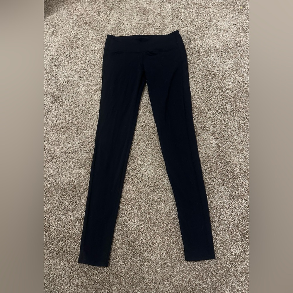 Athleta Black High-Waisted Black Leggings Size Small Tall
